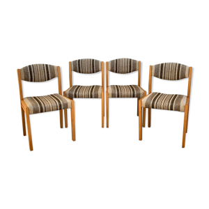 Suite de 4 chaises self hêtre