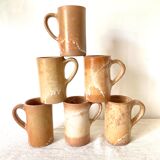 Vintage stoneware mugs