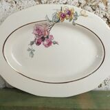 Service dish Oval Vintage "St-Amant-Sté des Grands Établissements Céramique"