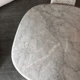 Carrara marble coffee table