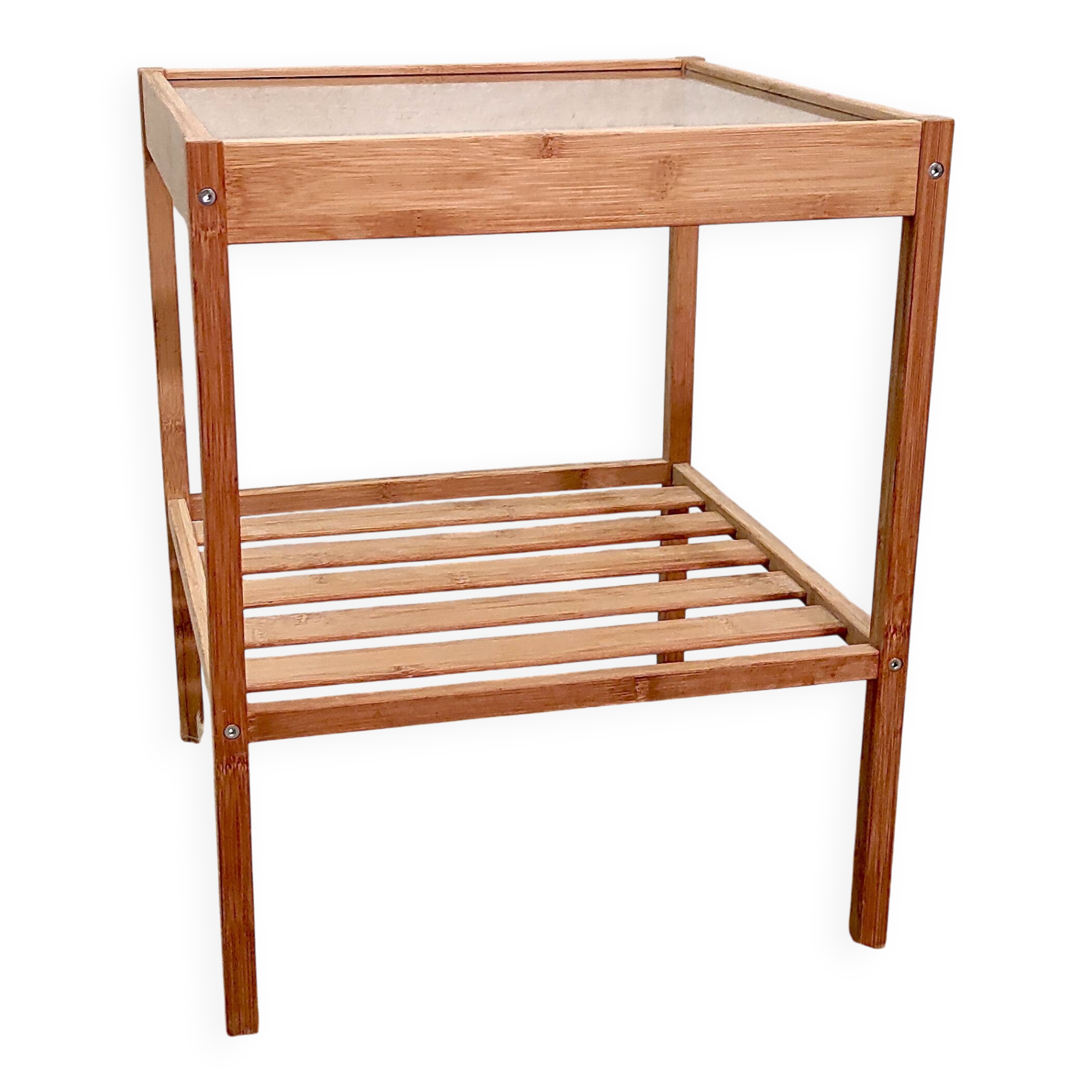 Bamboo side tables or bedside tables by IKEA "Nesna" - 1980s/90s