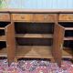 Enfilade with 4 English doors from the 1950s in mahogany.