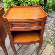 Pair of Louis XV bedside tables in cherry wood.