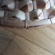 Conical shaped rattan suspension