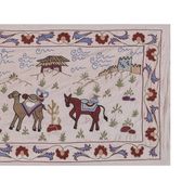Tapis noué à la main, tapis turc vintage 54x190 cm