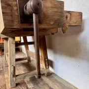 Old small carpenter's workbench from the 1920s.