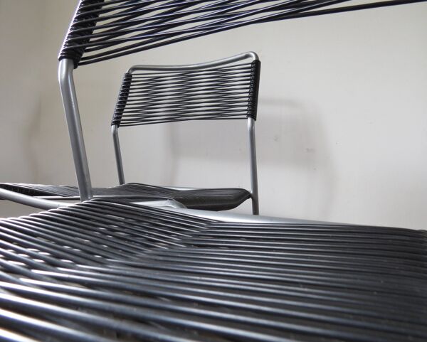 Paire de chaises ''scoubidou'' ikea 1990