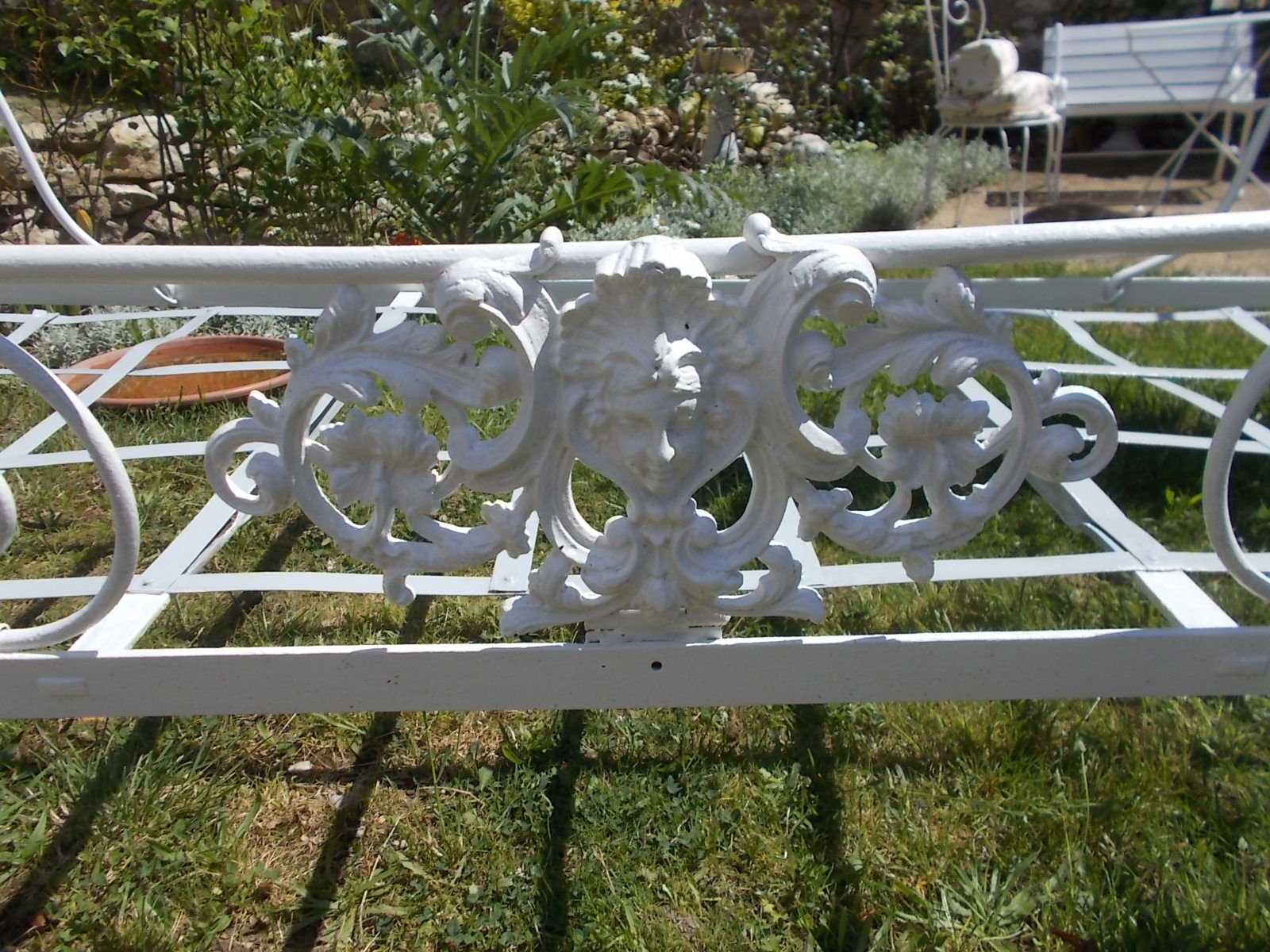 Adult wrought iron bed