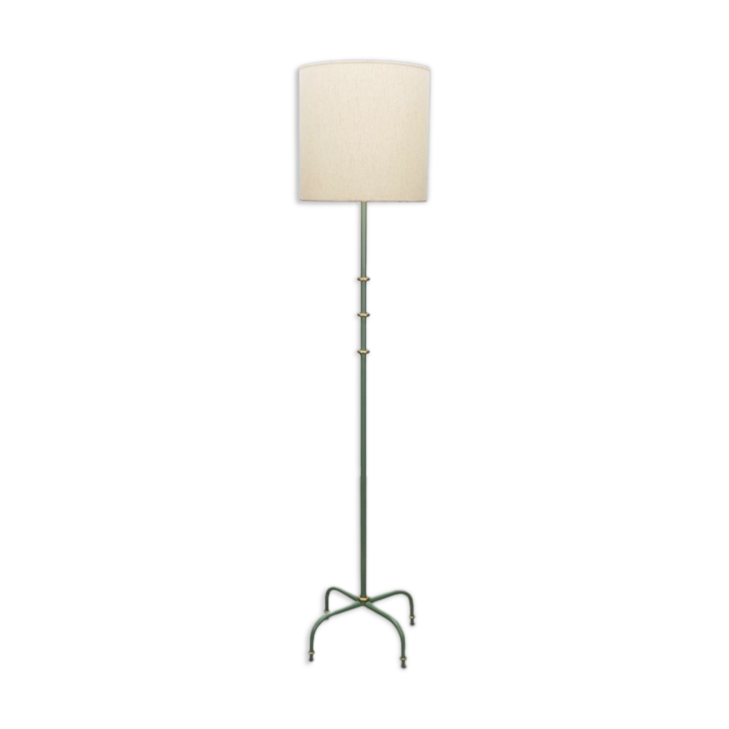Floor lamp of decorators of the 1940s 1950s in brass