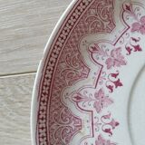 Sarreguemines earthenware plate, "Wagram" motif