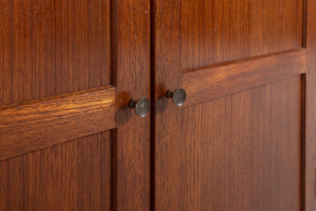 Set of 3 teak cabinets by Tove and Edvard Kindt-Larsen for Thorald Madsen, 1950s