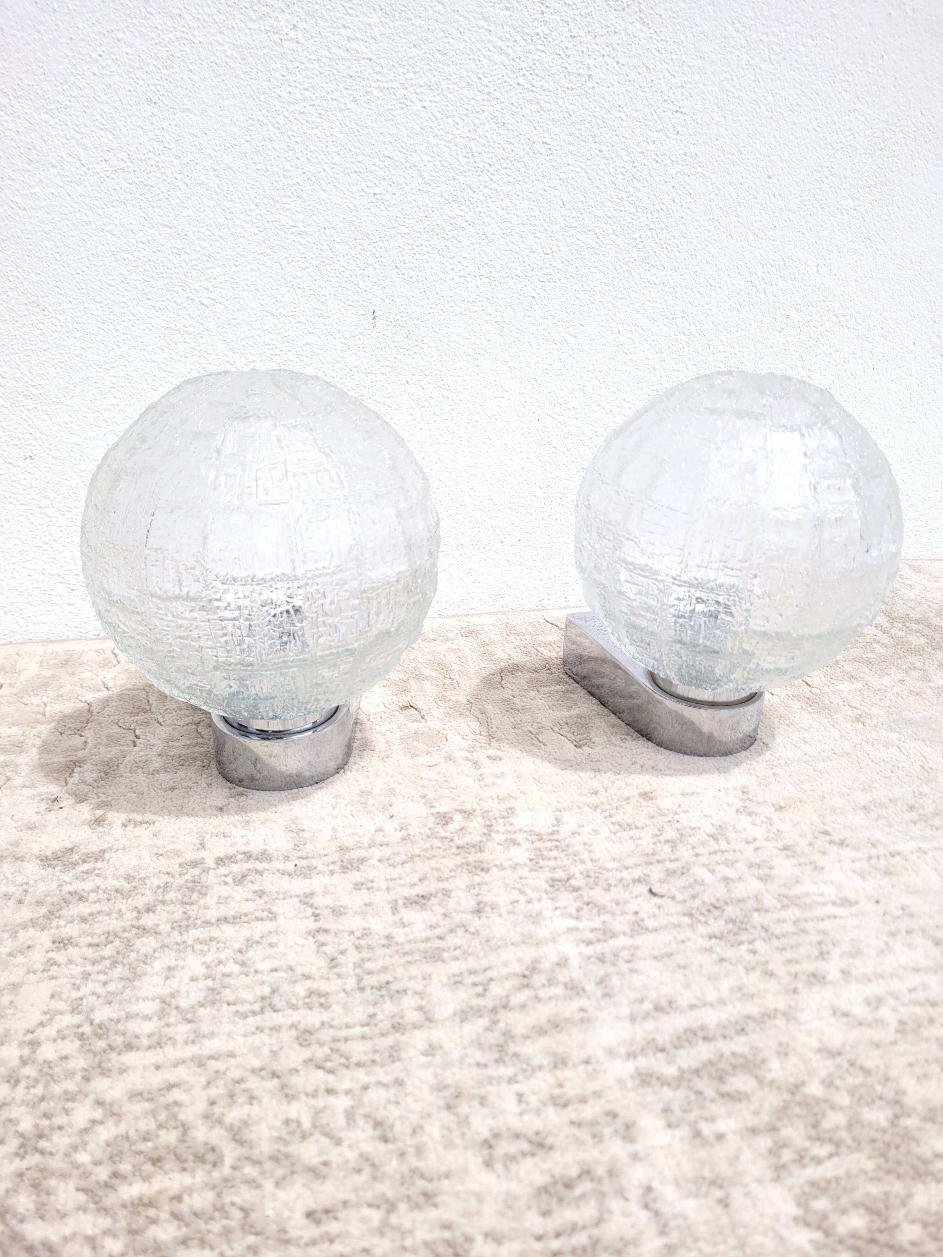 Pair wall lamps Keuco 1980