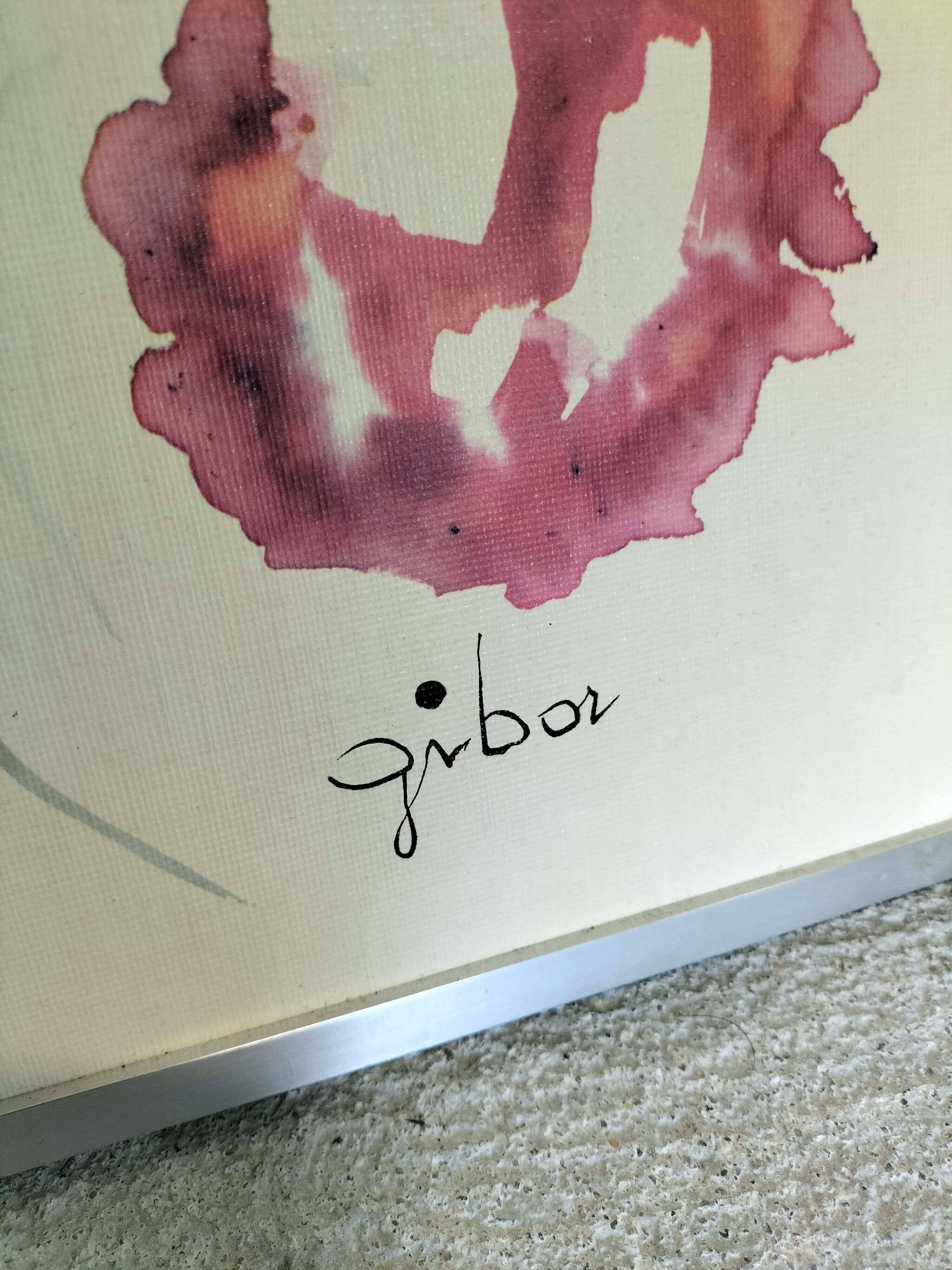 Print, watercolor on Gibor paper