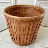 Rattan and wicker pot cover 70s