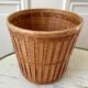 Rattan and wicker pot cover 70s