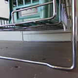 Banette of 2 metal mail baskets 70s