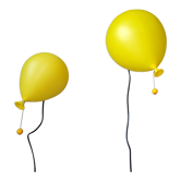 Lampes ballon, Bilumen par Yves Chritin, Italie