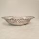 Openwork silver metal breadbasket