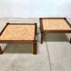Brutalist Farmer Side Tables  by Gerd Lange for Bofinger, Germany 1960s