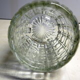 Old glass cookie jar
