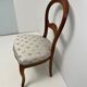 Chaises capitonnées Louis-Philippe en noyer