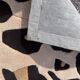 Vintage leopard carpet, 170x240 cm