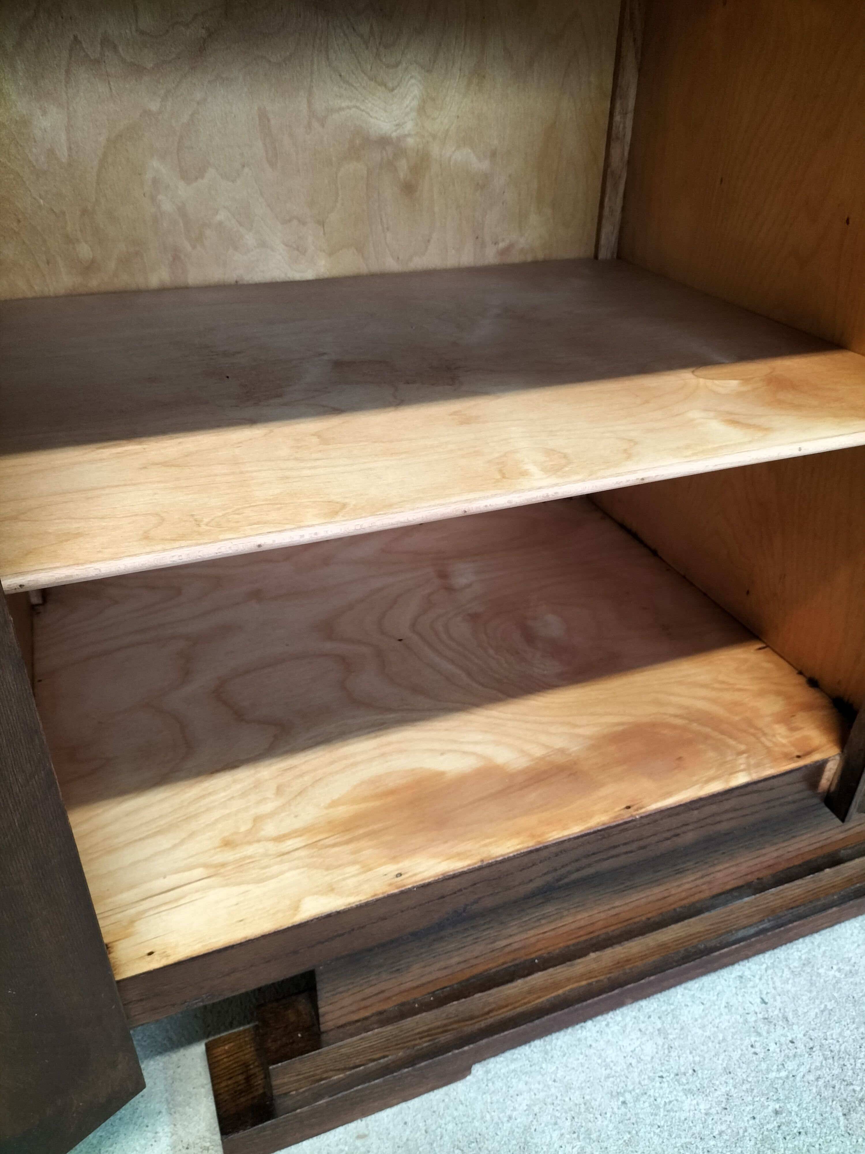 Art Deco oak sideboard