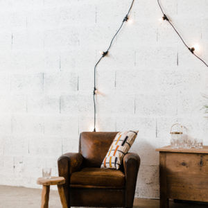 Vintage leather club chair