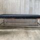 Stainless steel bench 70's
