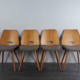 Set 4 chaises Lollipops, design Jiràk, 1960s