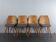 Set of 4 Lollipops chairs, Jiràk design, 1960s