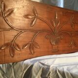 Sculpted walnut front