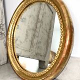 Old oval mirror early 20th century