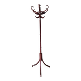 Parrot coat rack in turned wood