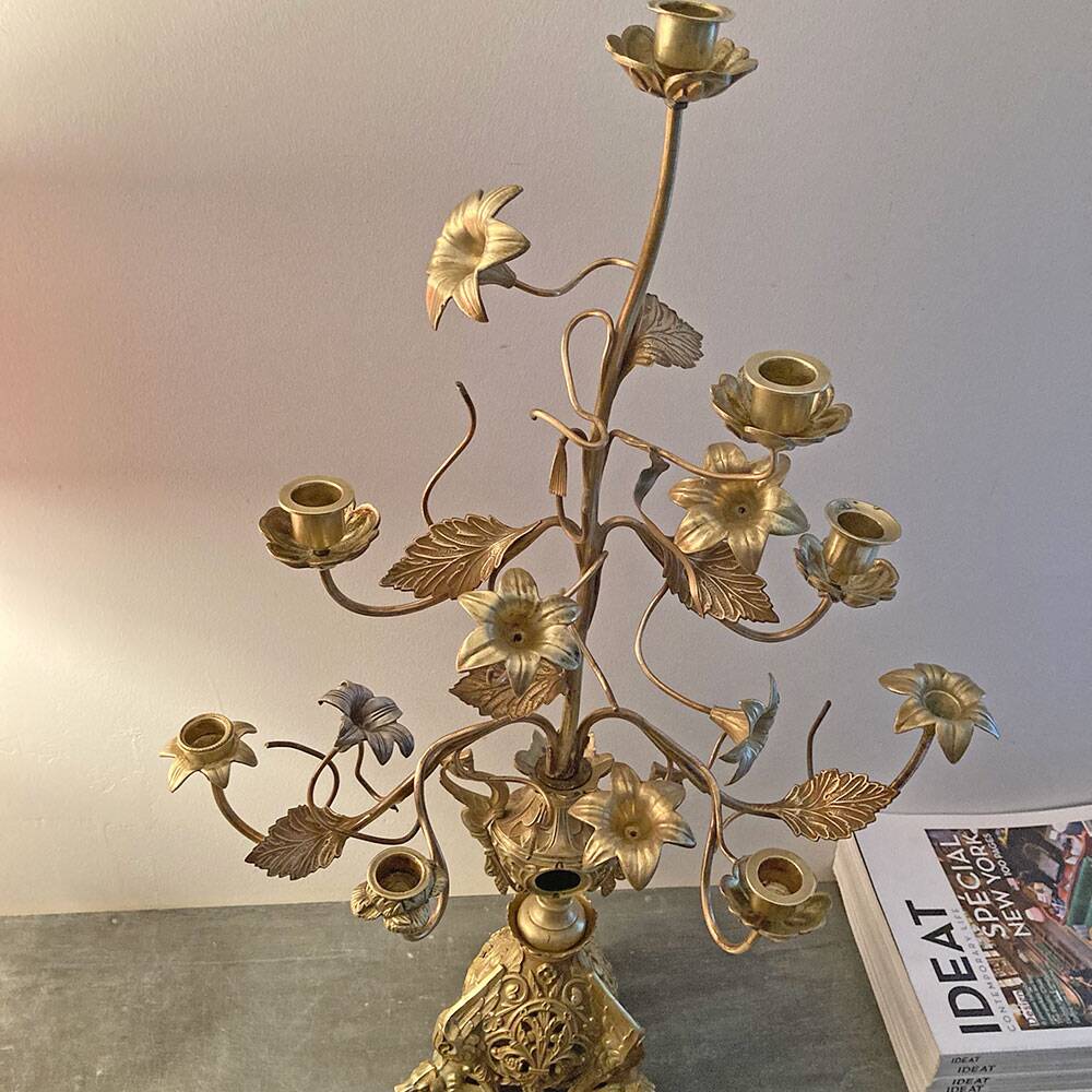 19th century church candlestick