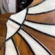 Glass fan lamp