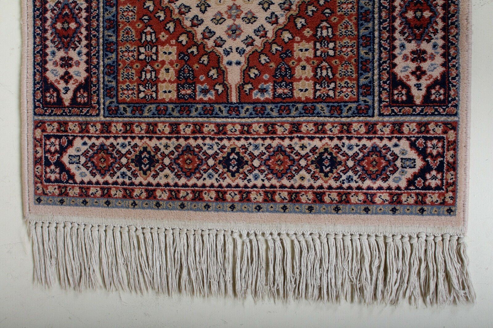 Fringe rug in Persian wool 156x68cm