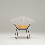 Diamond chair - yellow seatpad