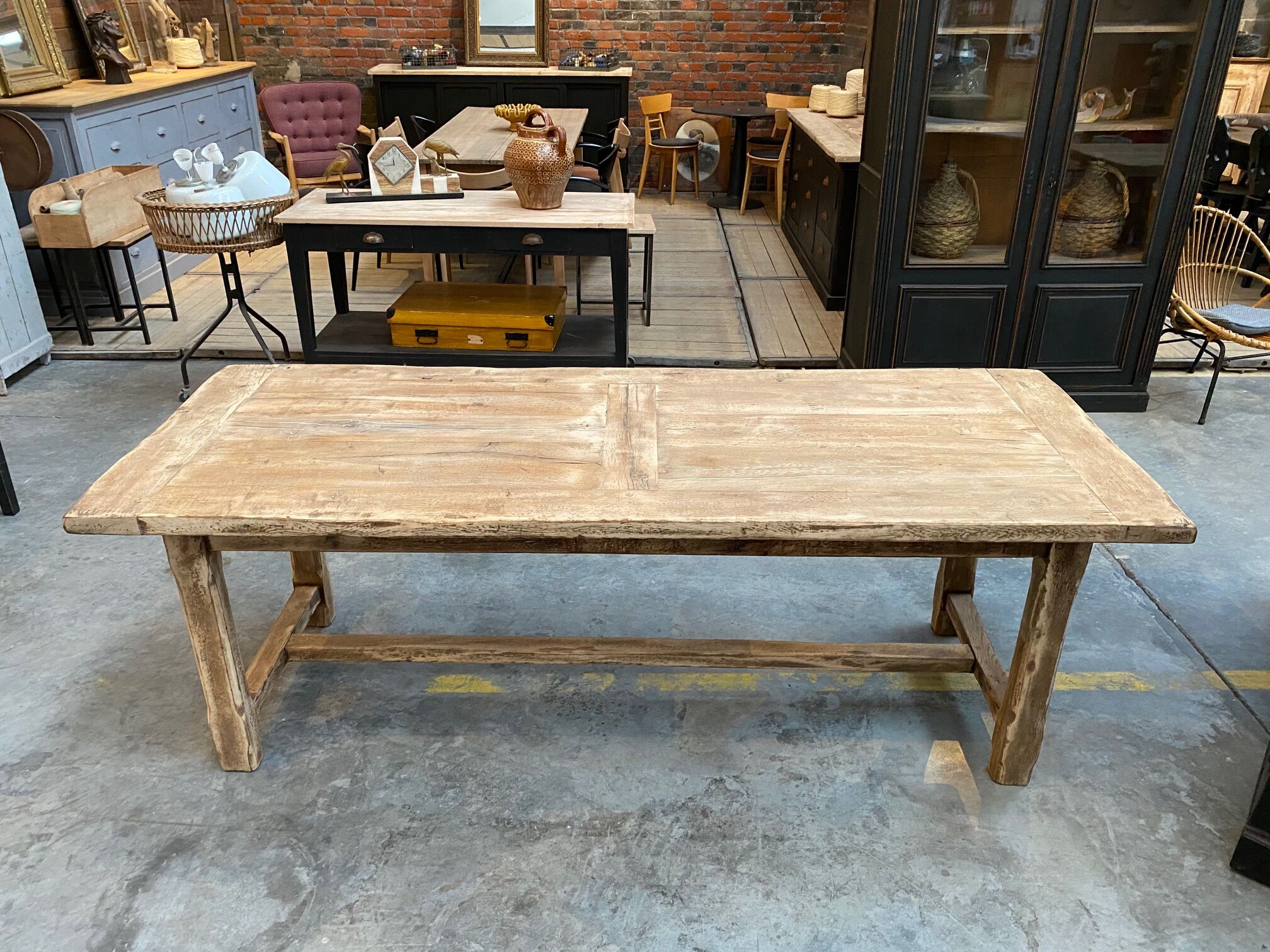 Oak farm table