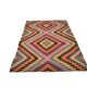 Multicolor Geometric Vintage Kilim Rug, 166x247Cm