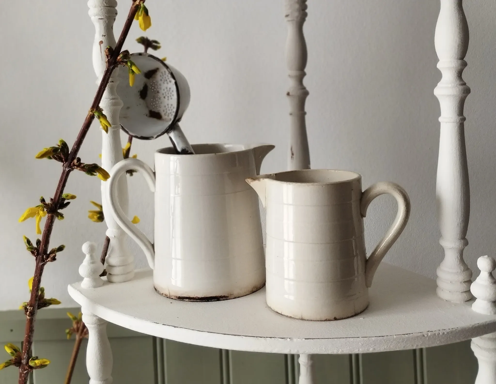 Pair of small jugs Utzschneider & Sarreguemines