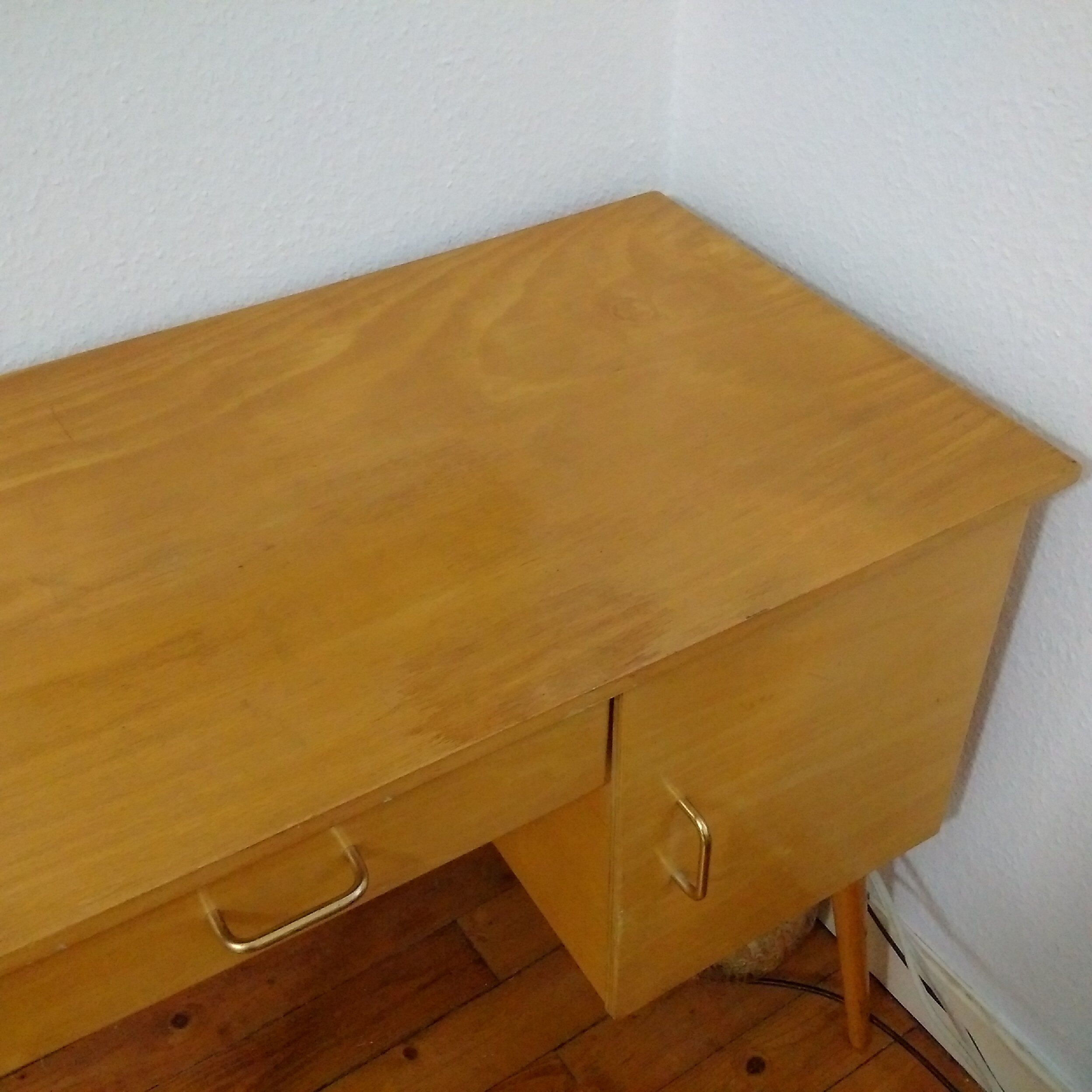 Vintage desk Baumann foot compass