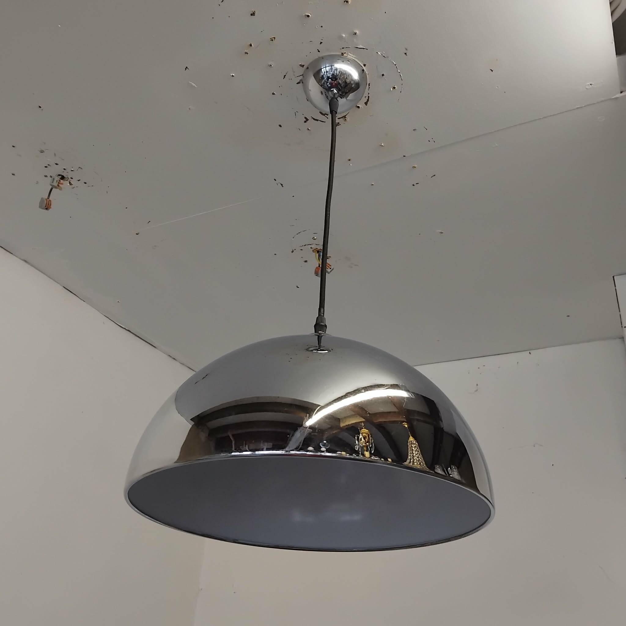 Suspension chromé, années 70-80