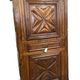 Louis XIII oak wardrobe, diamond points, 17th century