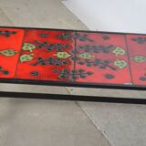 Table en lave émaillé