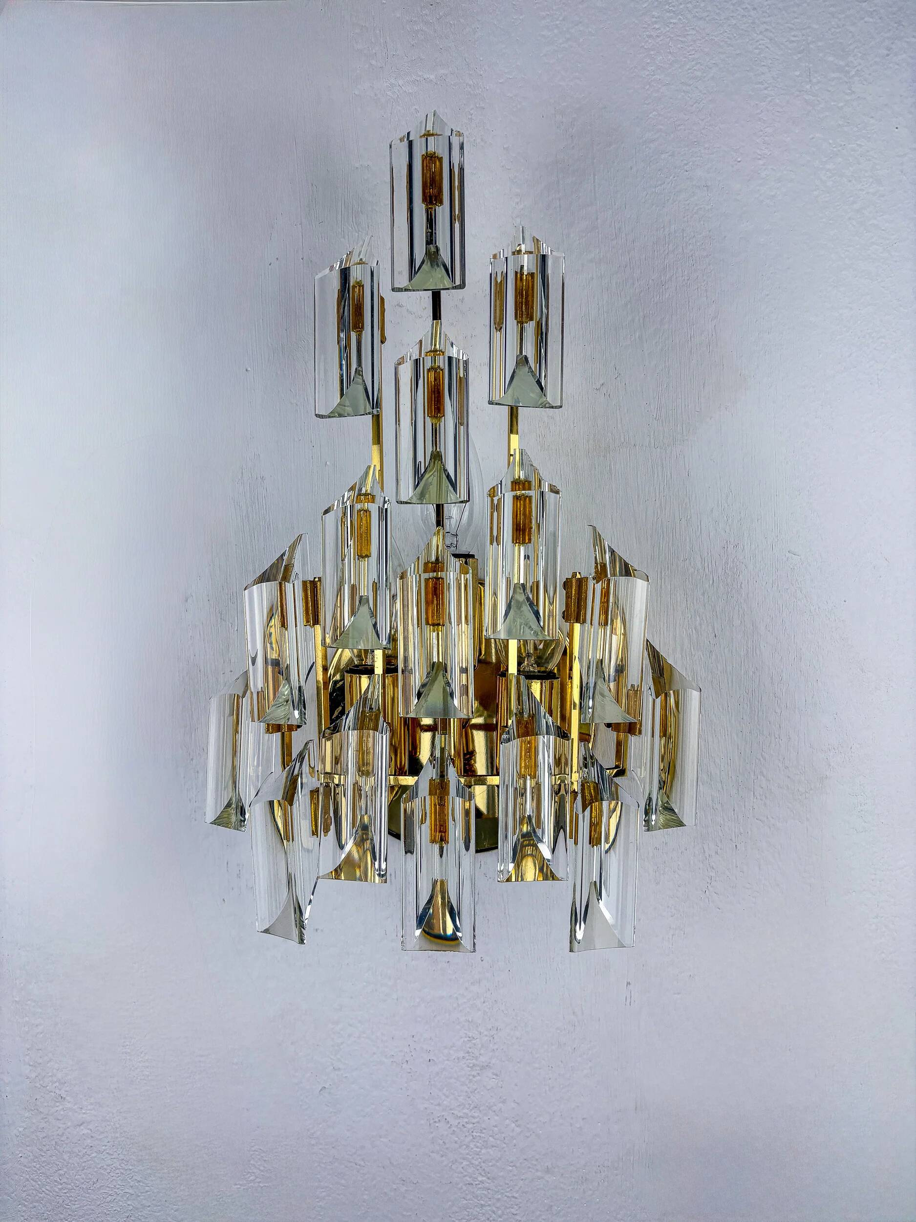 Pair of Oscar Torlasco, Murano glass, Italy, 1970s