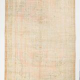 6x9 Tan Beige Classic Vintage Rug, 181x276