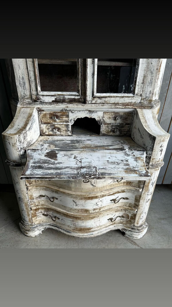 Ancien Scriban patiné