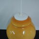 Suspension en opaline orange