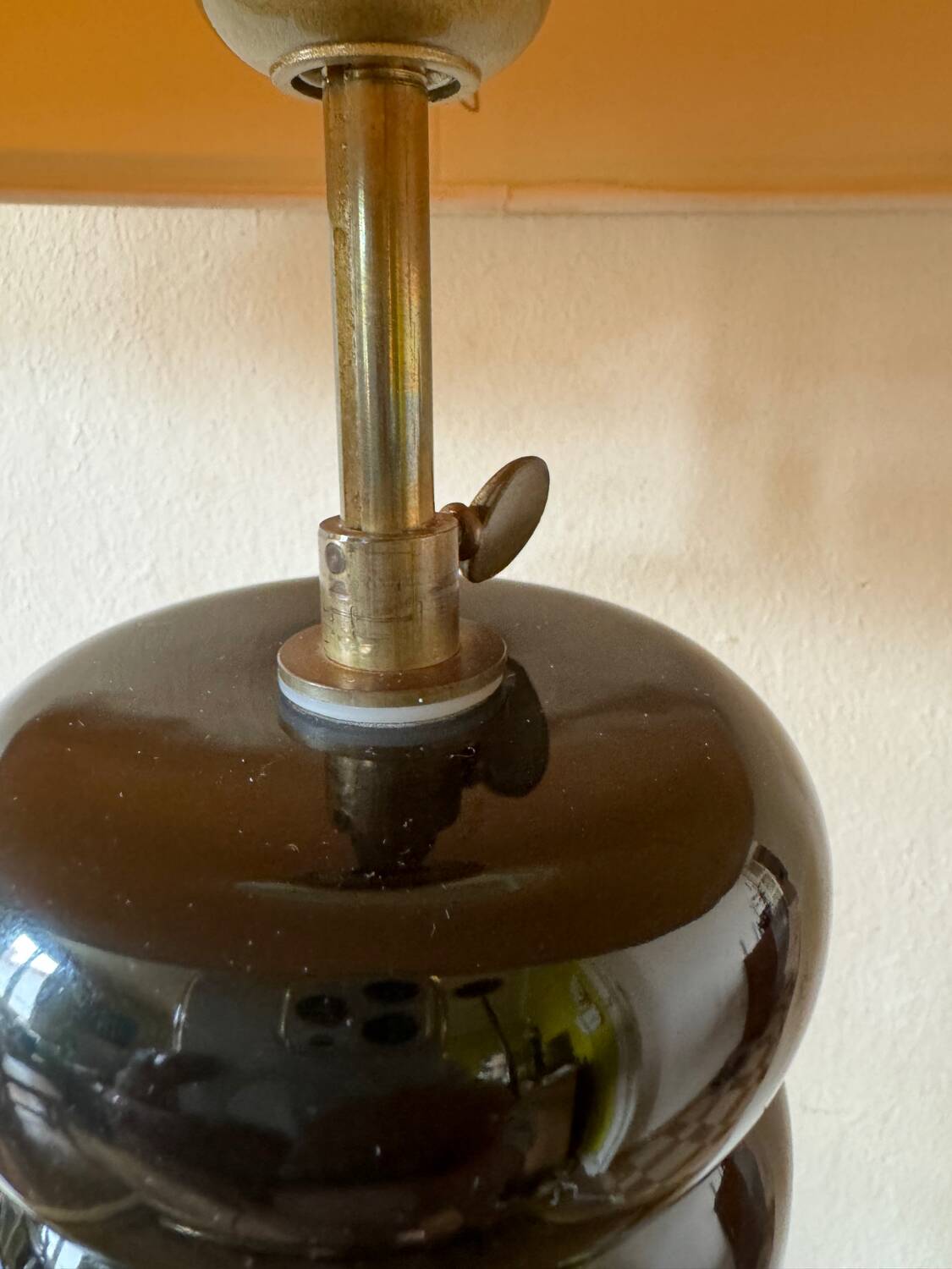 Large ceramic lamp from the 80s